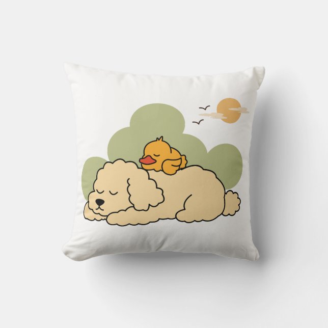Coussin Amis de sieste (Recto)