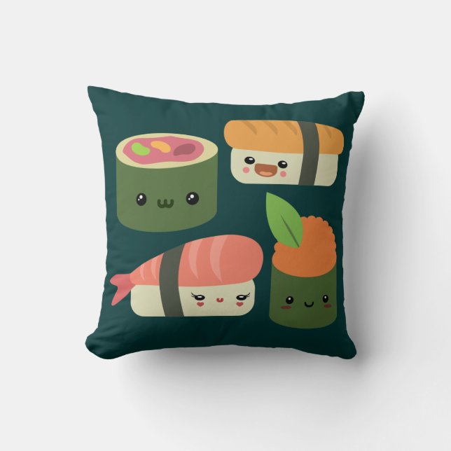 Coussin Amis de sushi (Recto)