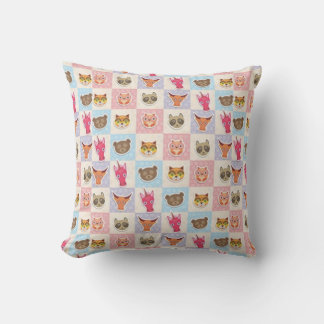 Coussin Amis en peluche mignons