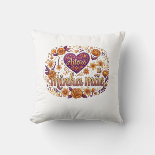 Coussin Amo a minha mãe,