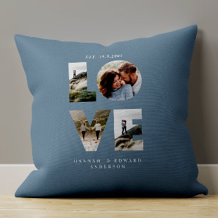 Coussin Amour 4 photo cadeau personnalisé simple moderne b
