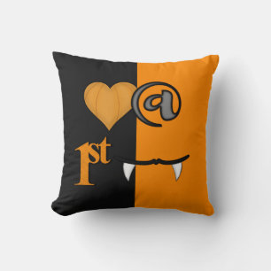 Coussin Amour à la première bouchée Halloween