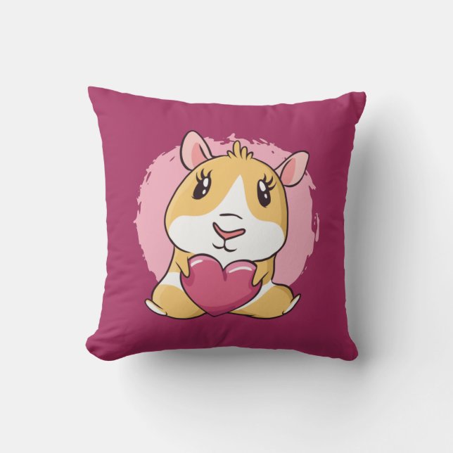 Coussin Amour de cobaye  (Recto)
