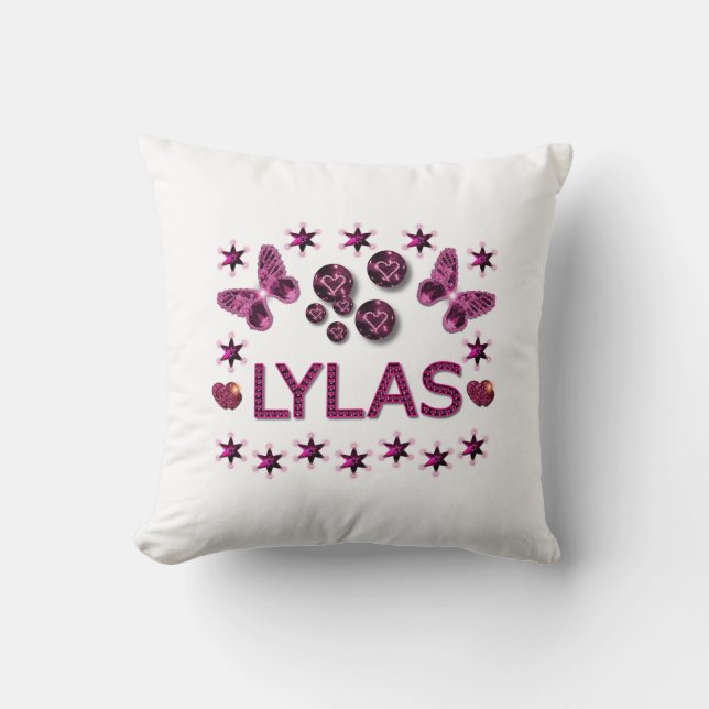 Coussin Amour de LYLAS vous aimez une soeur (Recto)