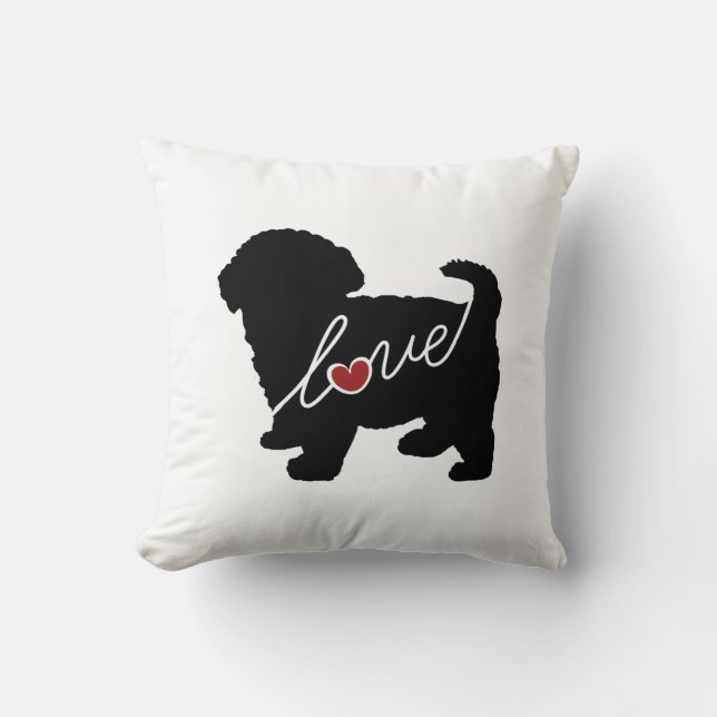 Coussin Amour de Maltipoo (Recto)