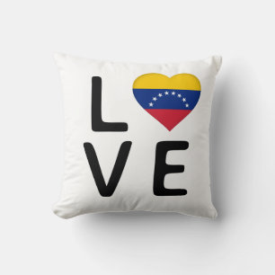 Coussin Amour - Drapeau du Venezuela