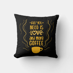 Coussin Amour drôle et citation de dicton d'amoureux de ca