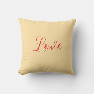 Coussin Amour écrit