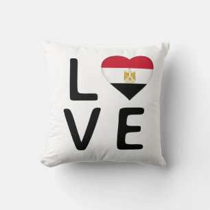 Coussin Amour - Egypte Drapeau Jeu d'oreiller