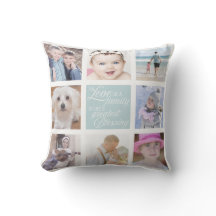 Amour familial | 8 Photos Carrés Couleur personnal