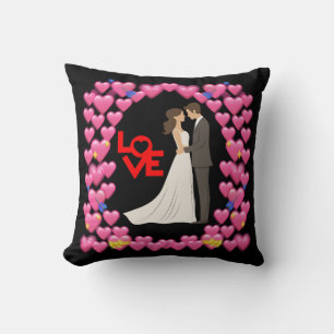 Coussin Amour mariage - Romantique
