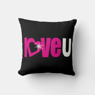 Coussin Amour moderne vous ensemble pour toujours texte co