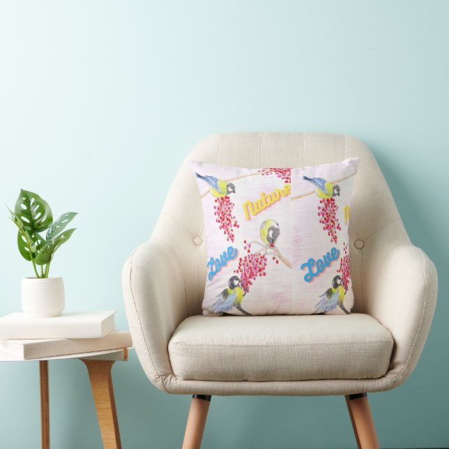 Coussin Amour nature (Chaise)