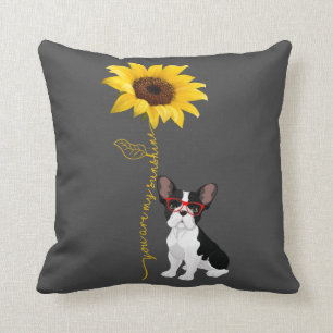 Coussin Amoureux de les chiens Vous Êtes Mon Tournesol D