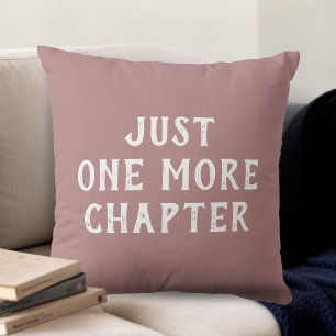 Coussin Amoureux de livres, juste un chapitre de plus 