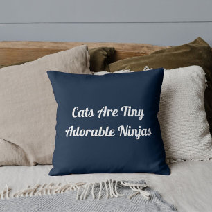 Coussin Amoureux des animaux de compagnie Citation drôle d