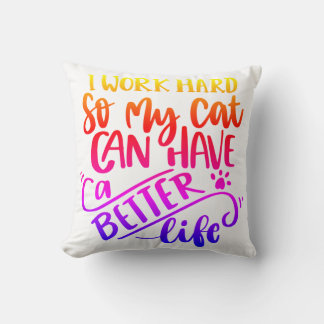 Coussin Amoureux des chats