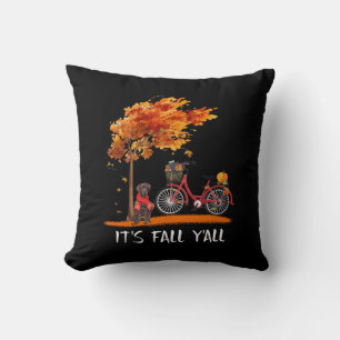 Coussin Amoureux des chiens Chocolat Labrador C'est l'au