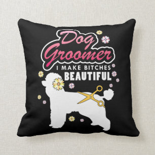 Coussin Amoureux des chiens de toilettage de chien de