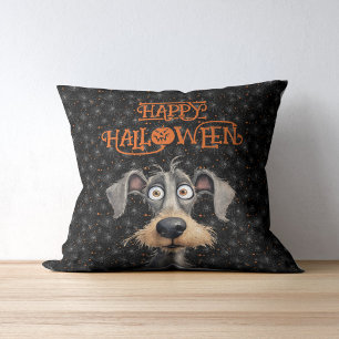 Coussin Amoureux des chiens Halloween