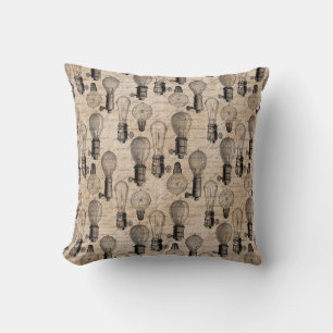 Coussin Ampoules lumineuses Dessin architectural Sienna 2