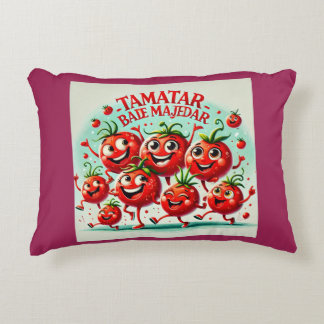 Coussin amusant à la tomate - Génial et Vibrant D