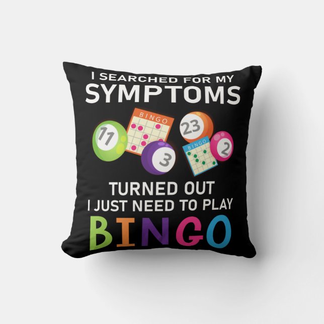 Coussin Amusant Bingo Bingo Bingo Gamer (Recto)