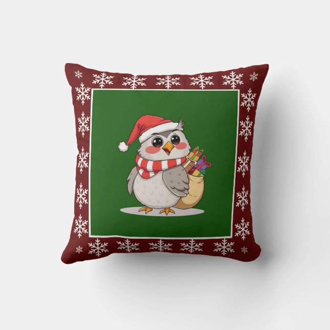 Coussin Amusant Cute tendance élégant Chouette élégant Pèr (Verso)