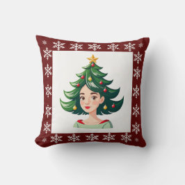 Coussin Amusant Cute tendance élégant élégant sapin de Noë