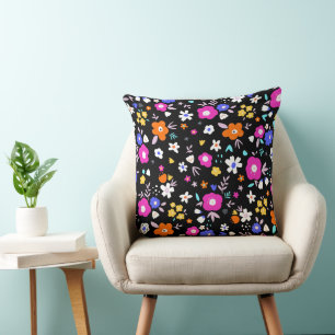 Coussin Amusant floral 20x20 Pillow