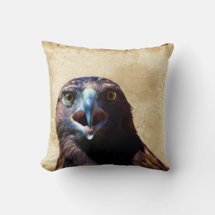 Coussin Amusants Bald Eagle Mauvaise Attitude Faune