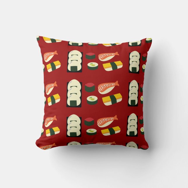 Coussin Amusement de sushi (Recto)