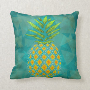 Coussin Ananas abstrait stylisé