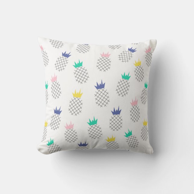 Coussin Ananas abstraits (Recto)