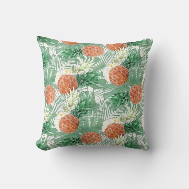 Coussin Ananas, couple sucré, fruits (Recto)