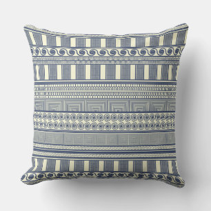 Coussin Ancien ornement géométrique Rhodes