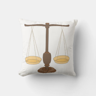 Coussin Ancienne échelle de pesage ou poutre de balance