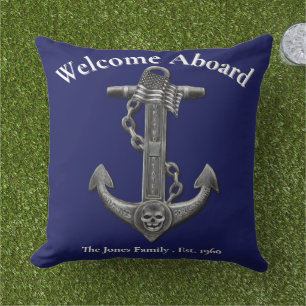 Coussin Ancrage en détresse nautique drapeau américain per