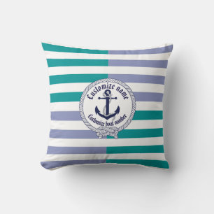 Coussin Ancrage/noeud nautique/nom de l'hippocampe/personn