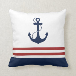 Coussin Ancre nautique