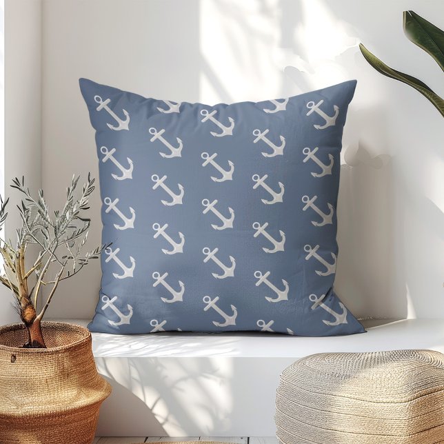 Coussin Ancre nautique marine (Créateur téléchargé)