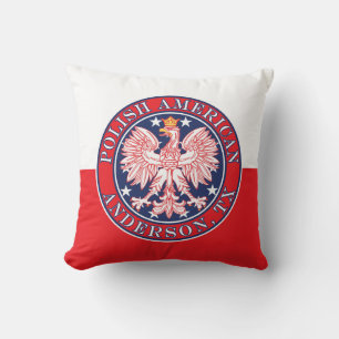 Coussin Anderson Aigle polonaise américaine