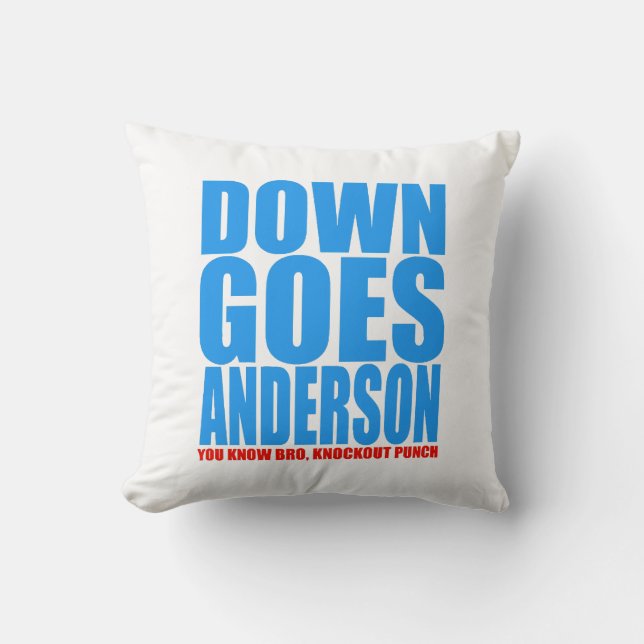 Coussin Anderson Tombe  (Recto)