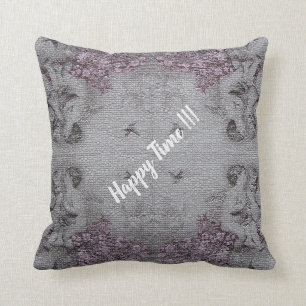 Coussin Ange de luxe Rose Fleur Moderne Vintage