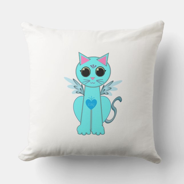 Coussin Angel cat (Recto)