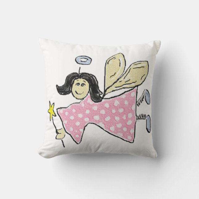 Coussin Angel (rose) (Recto)