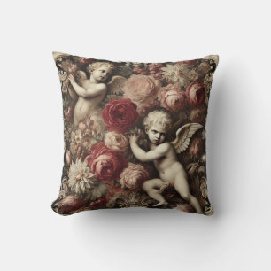 Coussin Angels de discorde - gothique baroque
