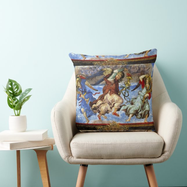 Coussin Angels de l'Assomption et l'Annonciation par Lippi (Chaise)