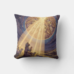 Coussin Anges de Jésus Lumière de l'Étoile