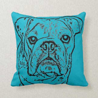 Coussin anglais de bouledogue